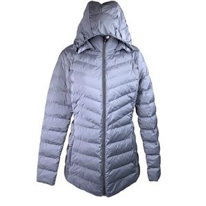 NWOT 32 Degrees Women's Puffer Gray Soft Coat Jacket